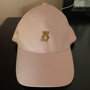 Baby Pink bear baseball cap